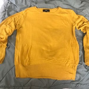 Basic Yellow Long Sleeve Shirt